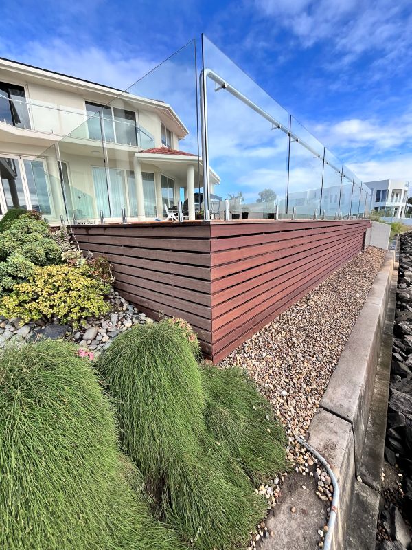 Raby Bay Timber Deck Painted